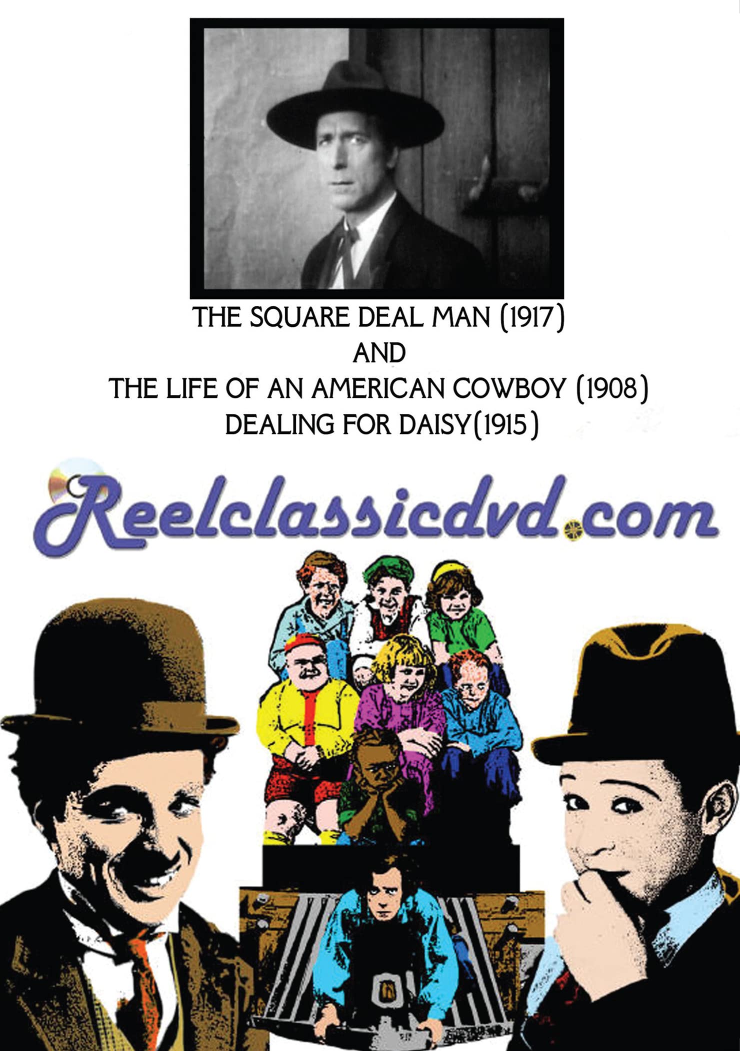 DVD Western The Square Deal Man 1917 para tardes de cine clásico americano y nostalgia en casa