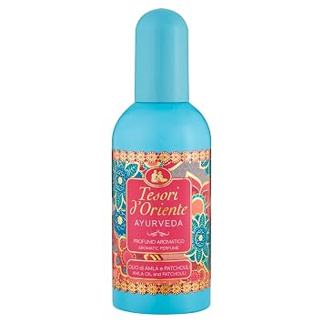 Tesori dOriente Ayurveda Perfumes for Women, Eau De Toilette, Womens Fragrances, Elegant Aroma Composition with Blend of Rare & Precious Oil100ml 3.38fl.oz [Italian Import]