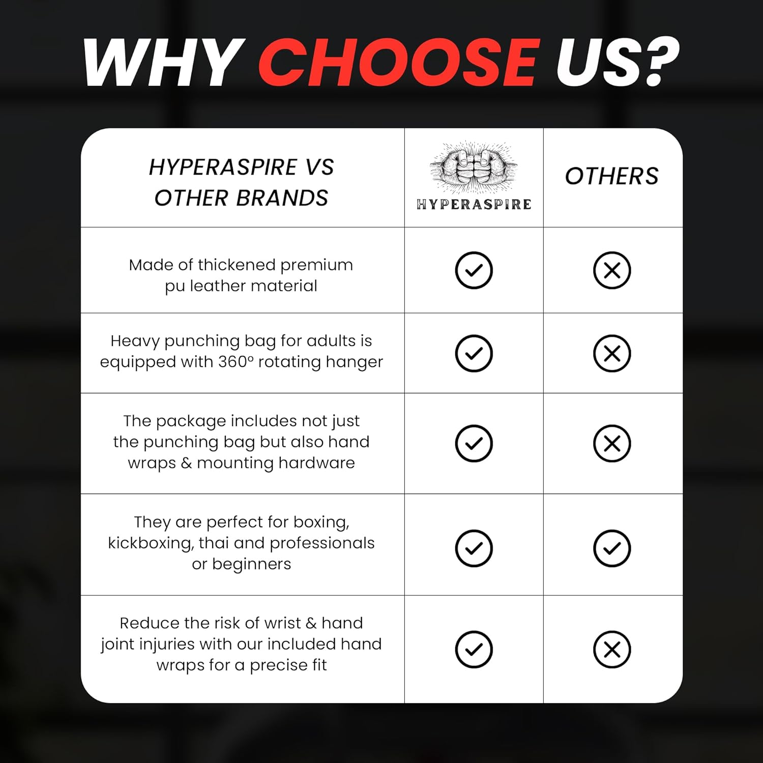 Punching Bag for Adults 4FT, Heavy Boxing Bag Set with MMA Hand Wraps & Hanging Chain,120cm PU Leather Unfilled Kicking Bag for MMA Karate Kickboxing Home Gym Training