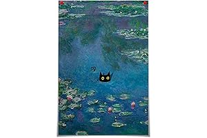 Vintage Monet Canvas Wall Art Famous Monets Water Lillies