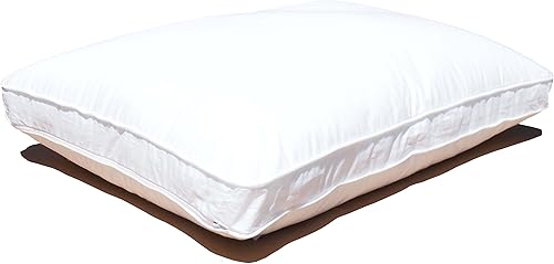 Pillowflex Almohada firme ajustable de 4 vías, almohadas de plumón sintético de firmeza ajustable con tecnología Comforzip, almohada de comercio