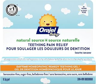 Orajel Natural Source Homeopathic Baby Teething Pain Relief Medicine Gel, 9.5g