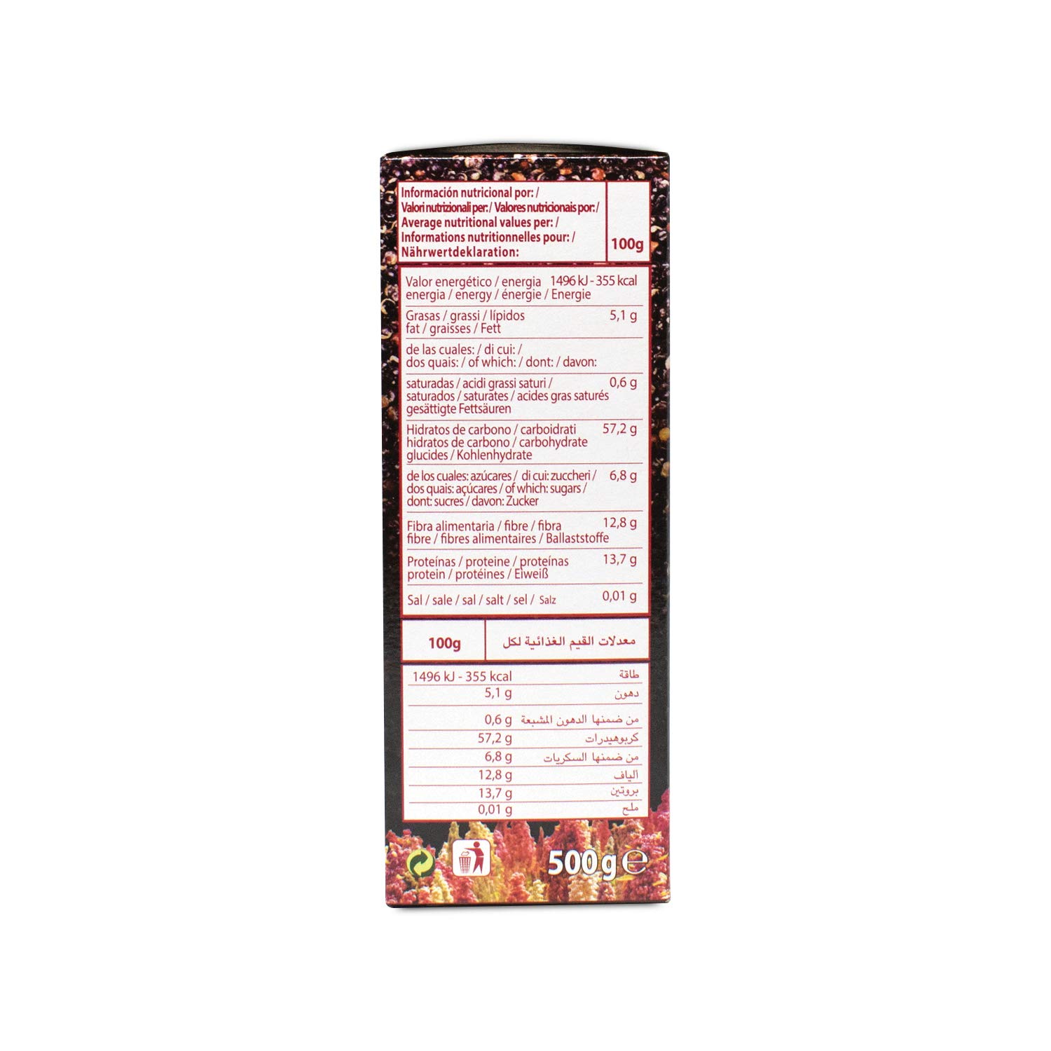 Grano pulido negro quinoa real BIO - Quinua Real - 500 g