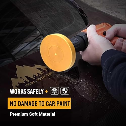 Miniatura 3 de EWK Rueda de goma y removedor de adhesivo para automóviles, caravanas, camiones, barcos, ventanas, metal, vidrio