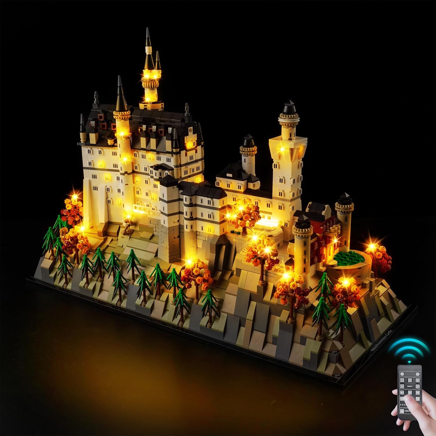 Kyglaring LED Light kit Compatible with Lego Transformers Soundwave 10358 Building Blocks, Advanced Remote Control & Dimming (Lights Only - Model Set Not Included) RC Version