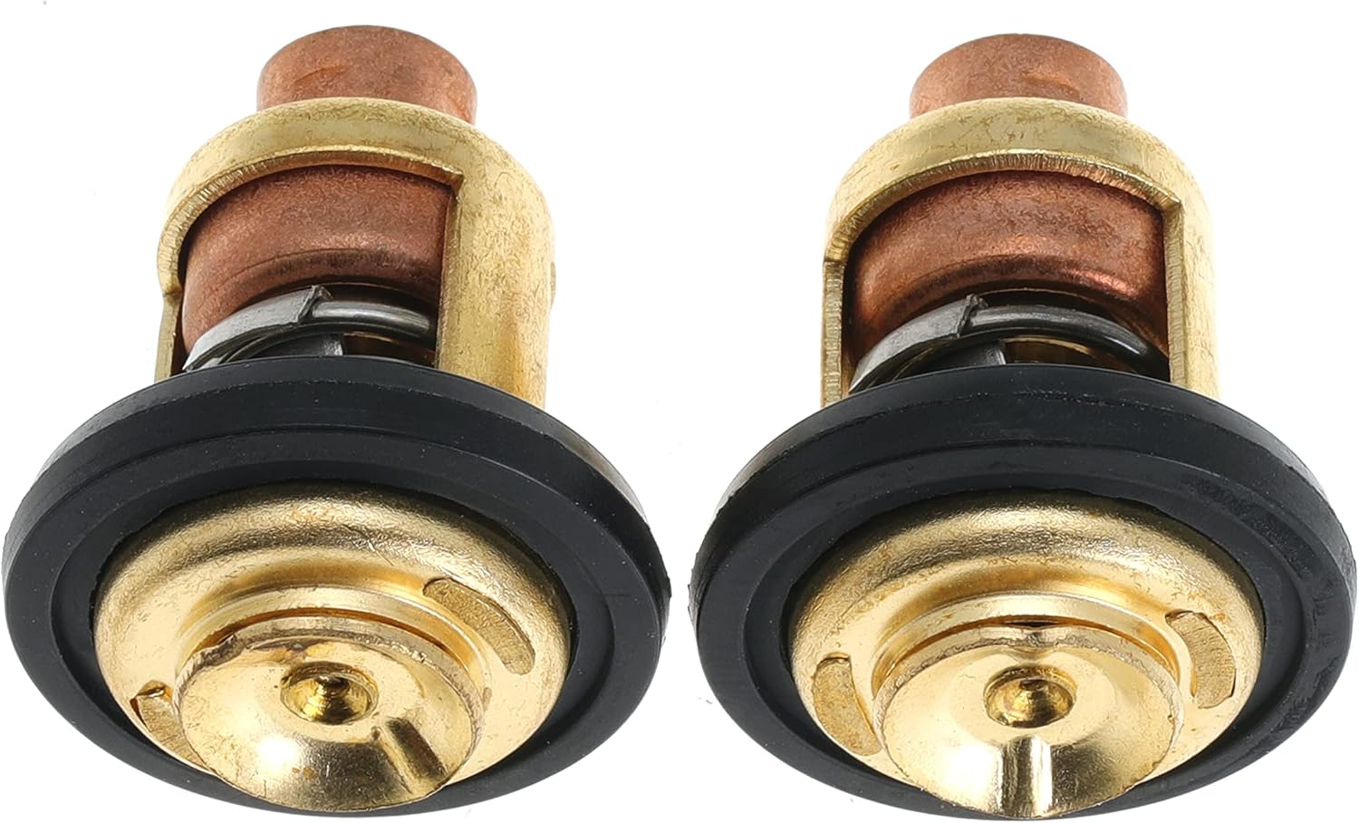 75692Q2 Thermostat Kit for Mariner for Marine 143F 143 Degree 135-150HP 175 200 HP for GLM 13340 Replaces 75692T, 2 PCS