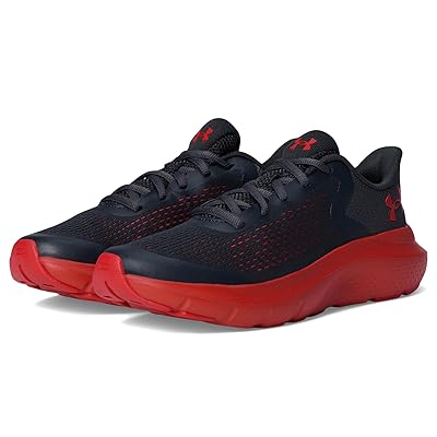 Under Armour Kids Rogue 5 (Big Kid) Boys Shoes Anthracite/Red/Red