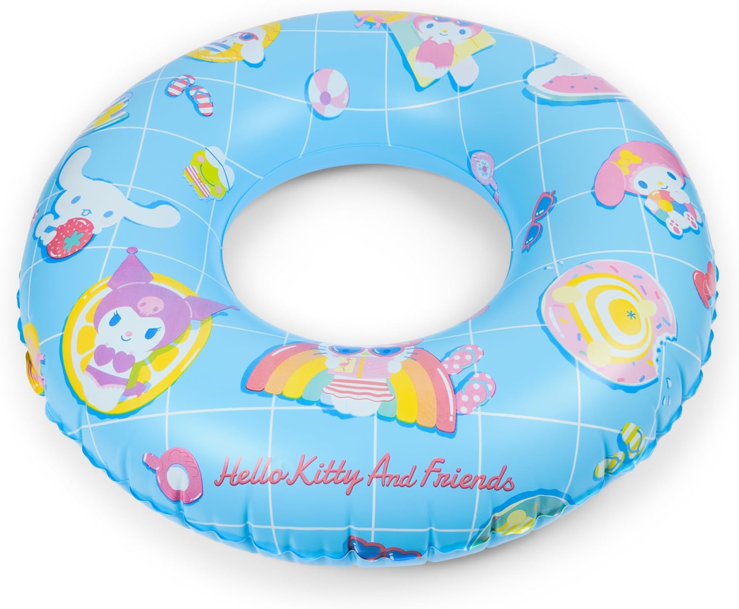 Swimways Hello Kitty Suntanner Pool Float, Inflatable Pool Floats & Kids Pool Toys, Swimming Pool Accessories & Beach Essentials for Teens Aged 14 & Up Swim Tube Pool Float image 8 of 9 B0DBM1D35J