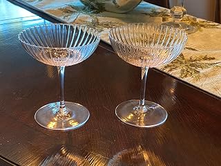 Customer photo of Venus Seashell Coupe Cocktail Glasses, from PB A.'s 5-star review