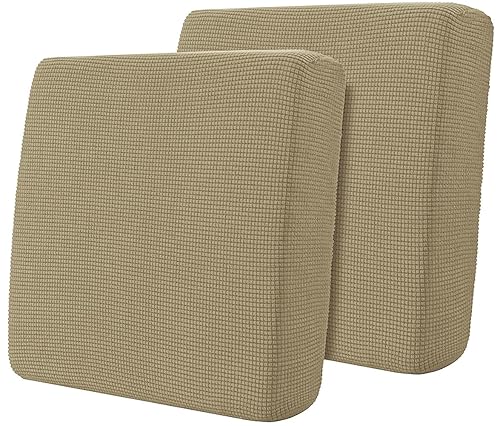 Hokway Stretch Couch Cushion Covers, 2 Piece Individual Sofa Cushion