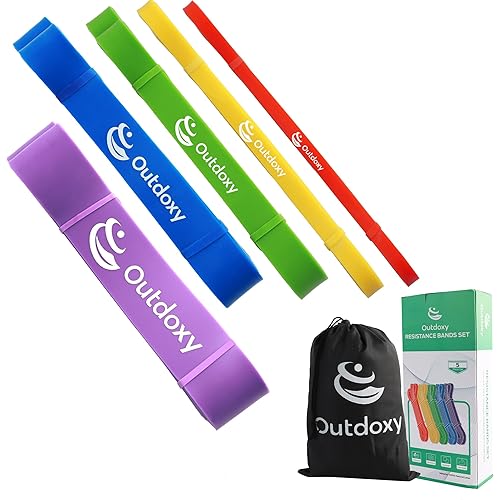 Resistance Bands, Pull Up Assistance Bands Set of 5, Exercise Bands for Men & Women, Heavy Duty Stretch Exercise Bands, Resistance Bands for Working Out, Muscle Training