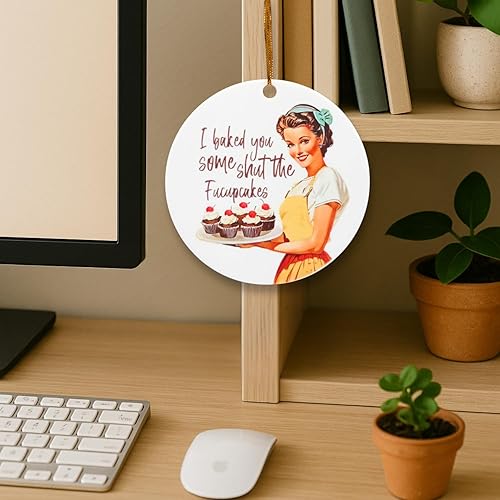 Miniatura 9 de Adornos divertidos – Retro Fuckupcakes – Regalo retro novedoso para adultos, intercambio de elefantes blancos, compañeros de trabajo y divertida