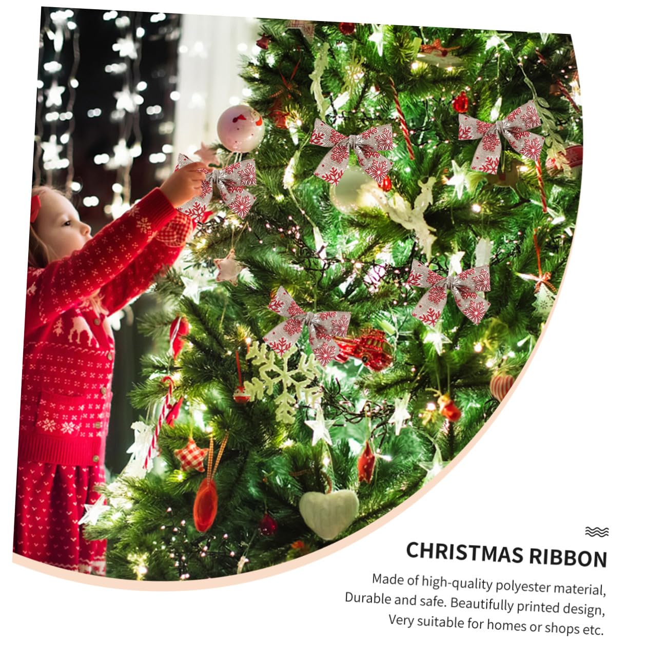 DOITOOL 3 Rollos Cinta Decorativa Navideña con Motivos Clásicos de de Metros para Manualidades DIY Envoltura de Regalos y Decoración de Pasteles Accesorio Esencial para Adornar Árbol y