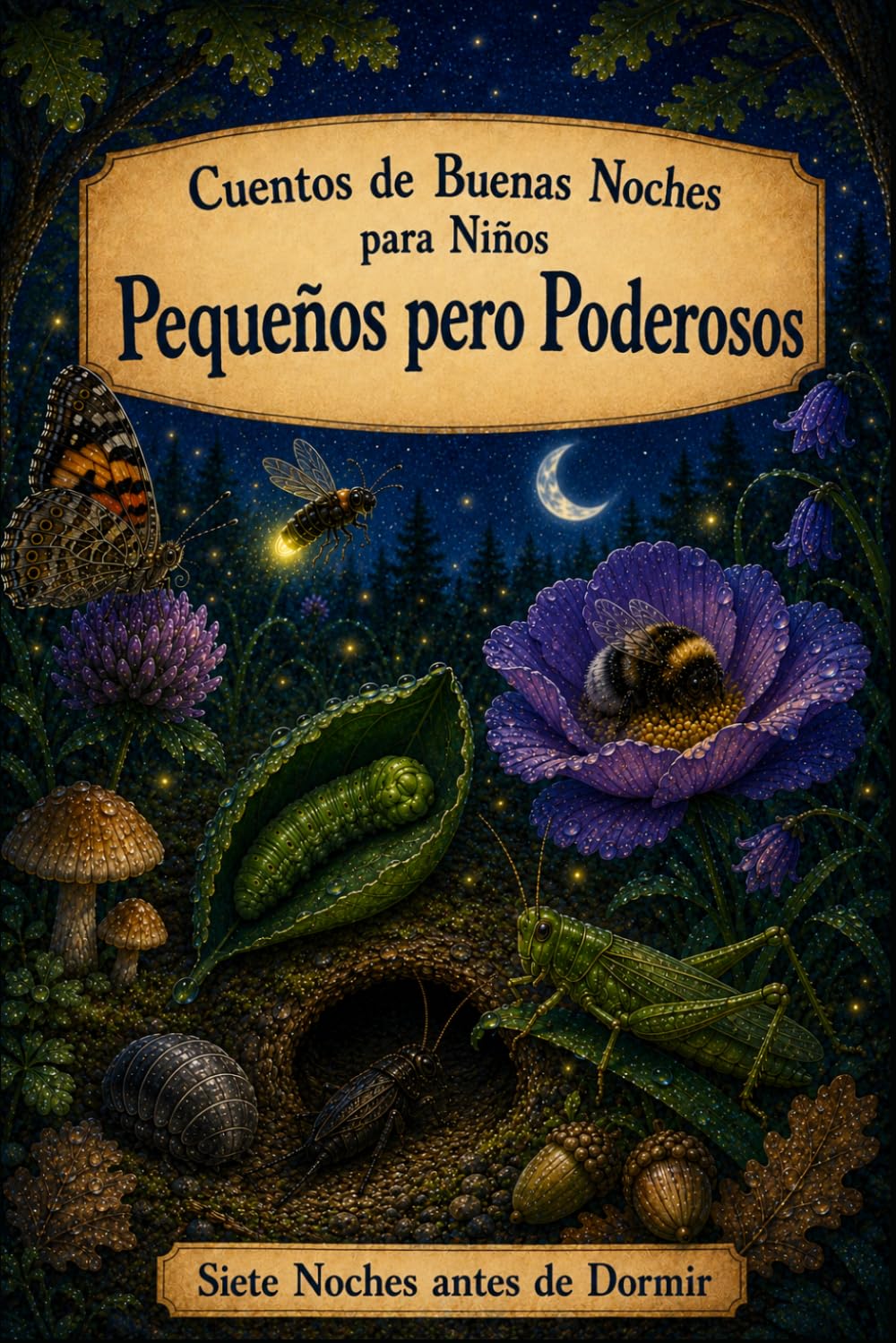 Cuentos de Buenas Noches para Niños: Insectos - Pequeños pero Poderosos: 9 (Siete Noches Antes de Dormir)
