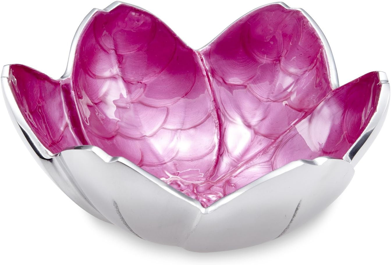 Julia Knight Tulip Bowl, 8-Inch, Raspberry, Red