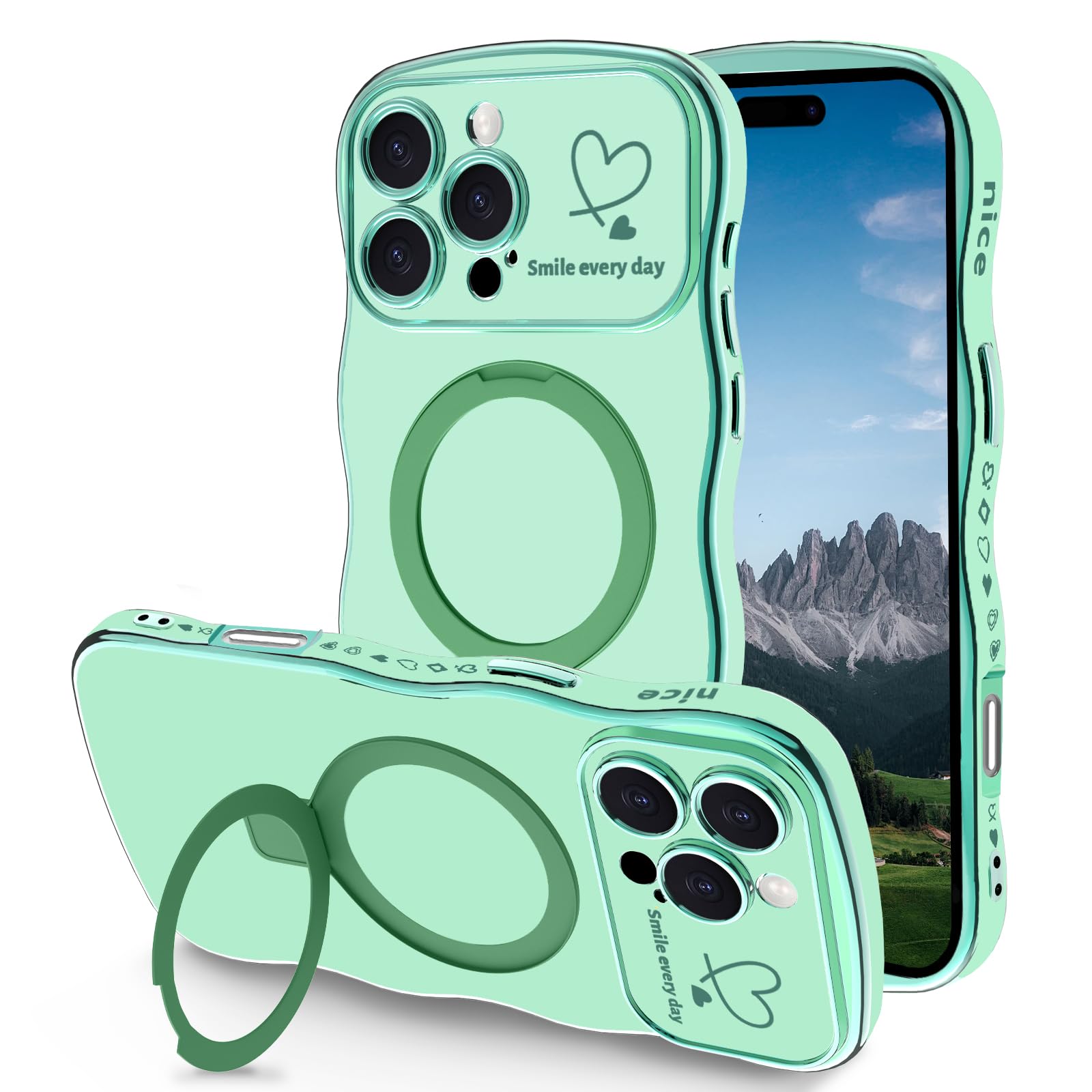 Amazon.com: TKJSQ Case for iPhone 16 Pro Max with Magnetic Stand