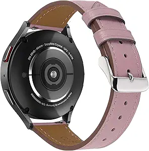 22mm Premium Italy Leather Watch Bands Compatible with Samsung Watch 3 45mm, Galaxy 46mm, Gear S3 Frontier, Quick Release Wear-resistant Leather Watch Straps Replacement Band for Women Men