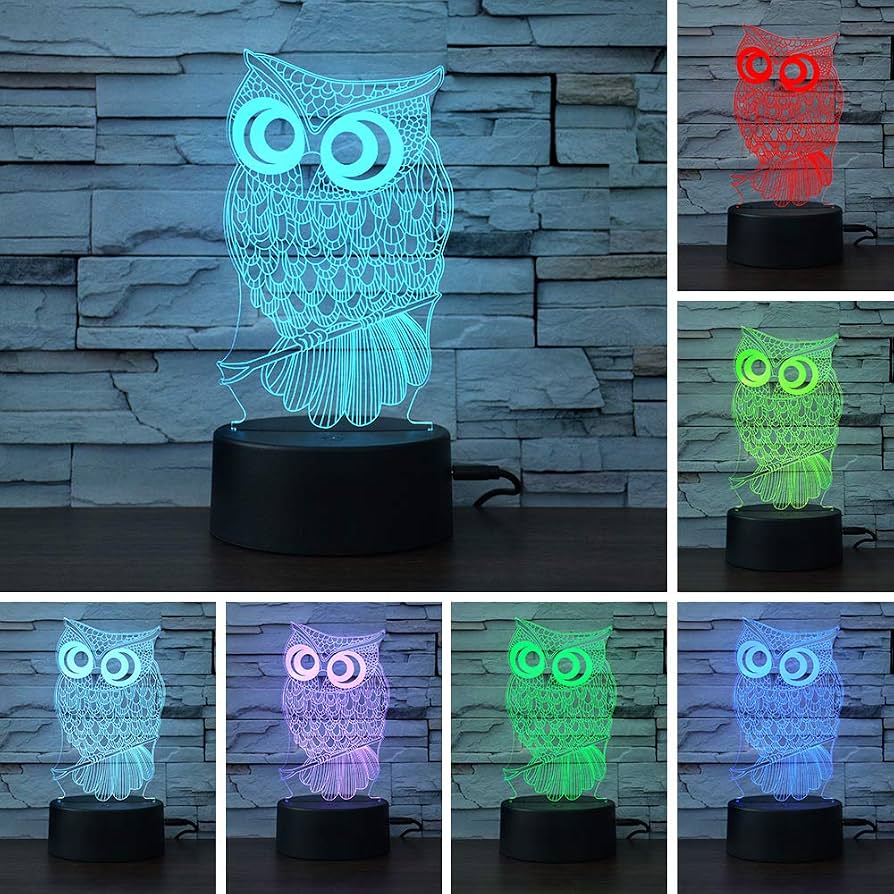 Lámparas de mesa y noche con diseño de lechuza - Alta Calidad - Envío Rápido