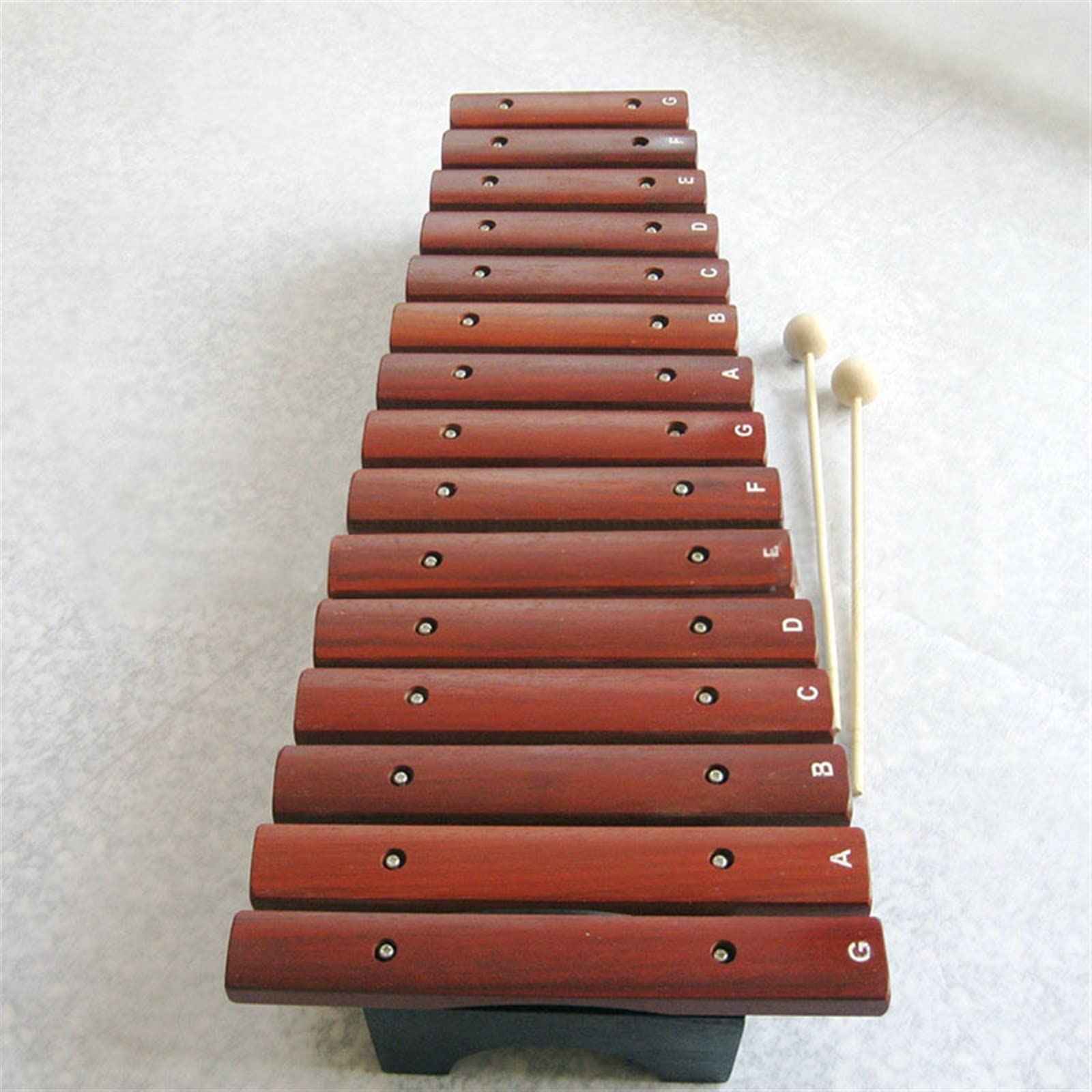 Percussão Musical Carillon Per Xilofono A 15 Toni Per Principianti Ausili Per L'insegnamento Della Musica Pianoforte A Percussione Manuale Con 2 Paia Di Martello A Percussione Xilofoni