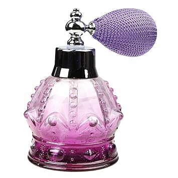 MAXBELL Women Girls Ladies 100ml Empty Refillable Spray Perfume Bottle Container Travel Gift Purple