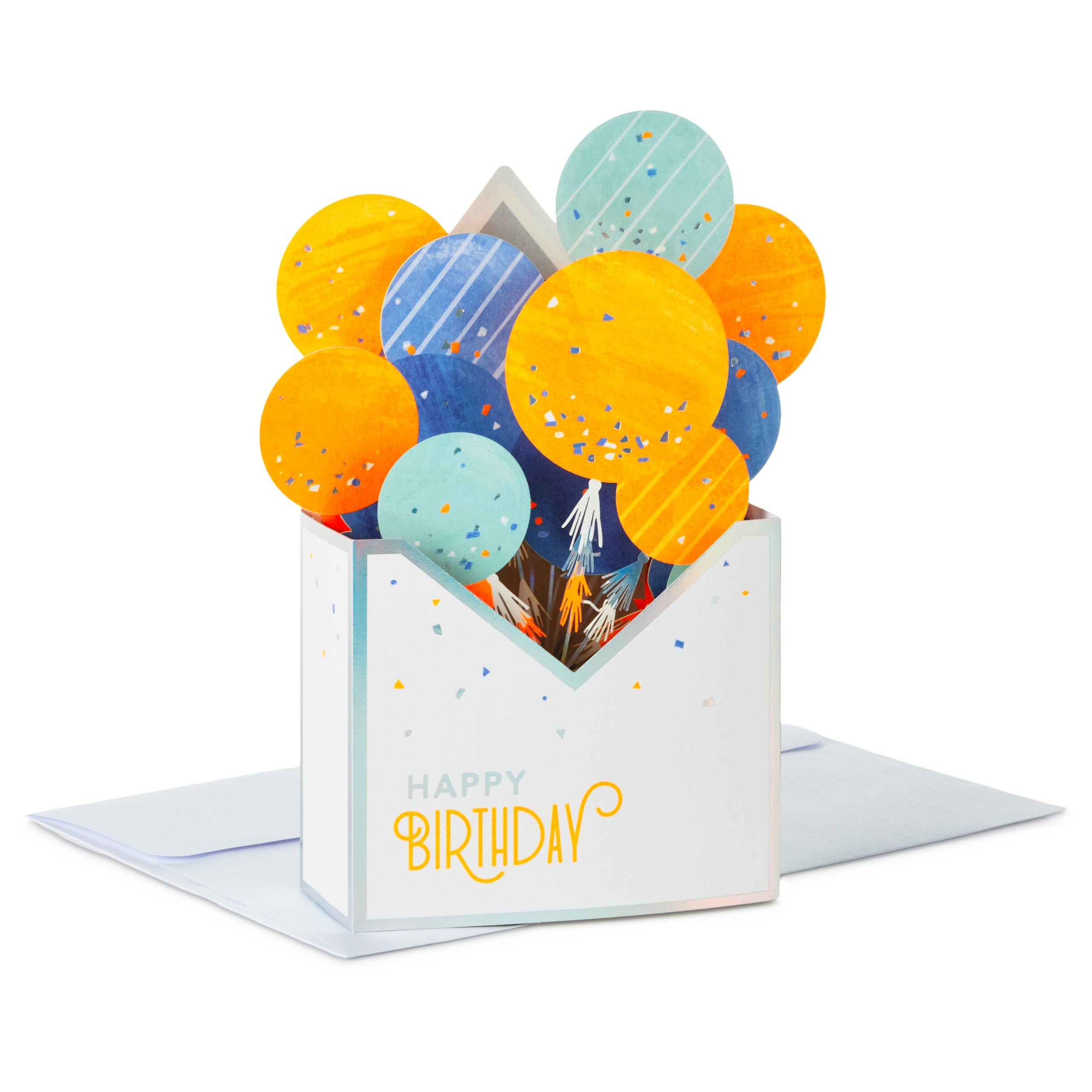 Hallmark Paper Wonder Pop-Up Balloon Bouquet Birthday Card