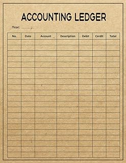 Accounting Ledger: A Practical Record-Keeping Solution for Small Business Owners & Cash Management