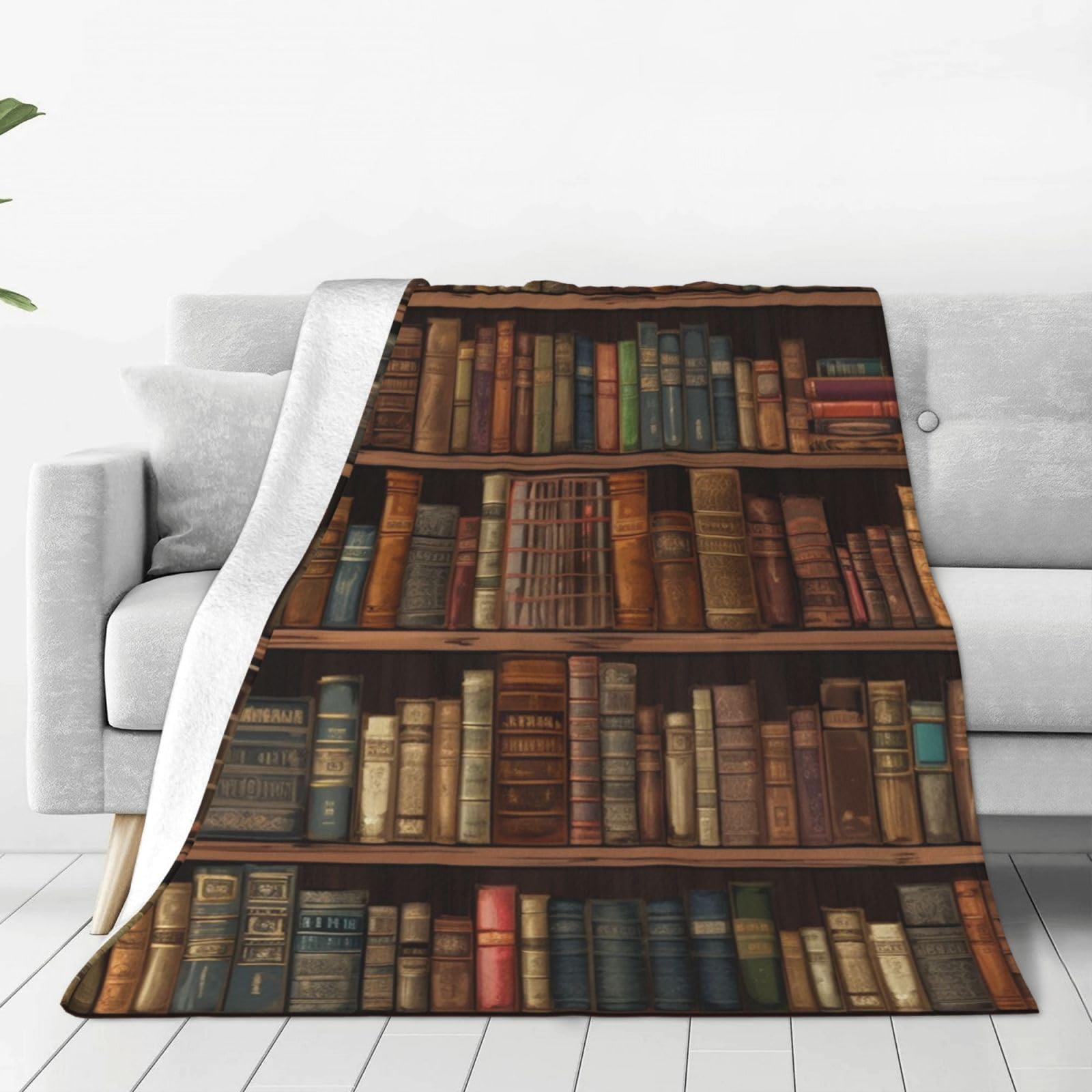 Couverture polaire en flanelle de 203x152 cm pour lit et canapé