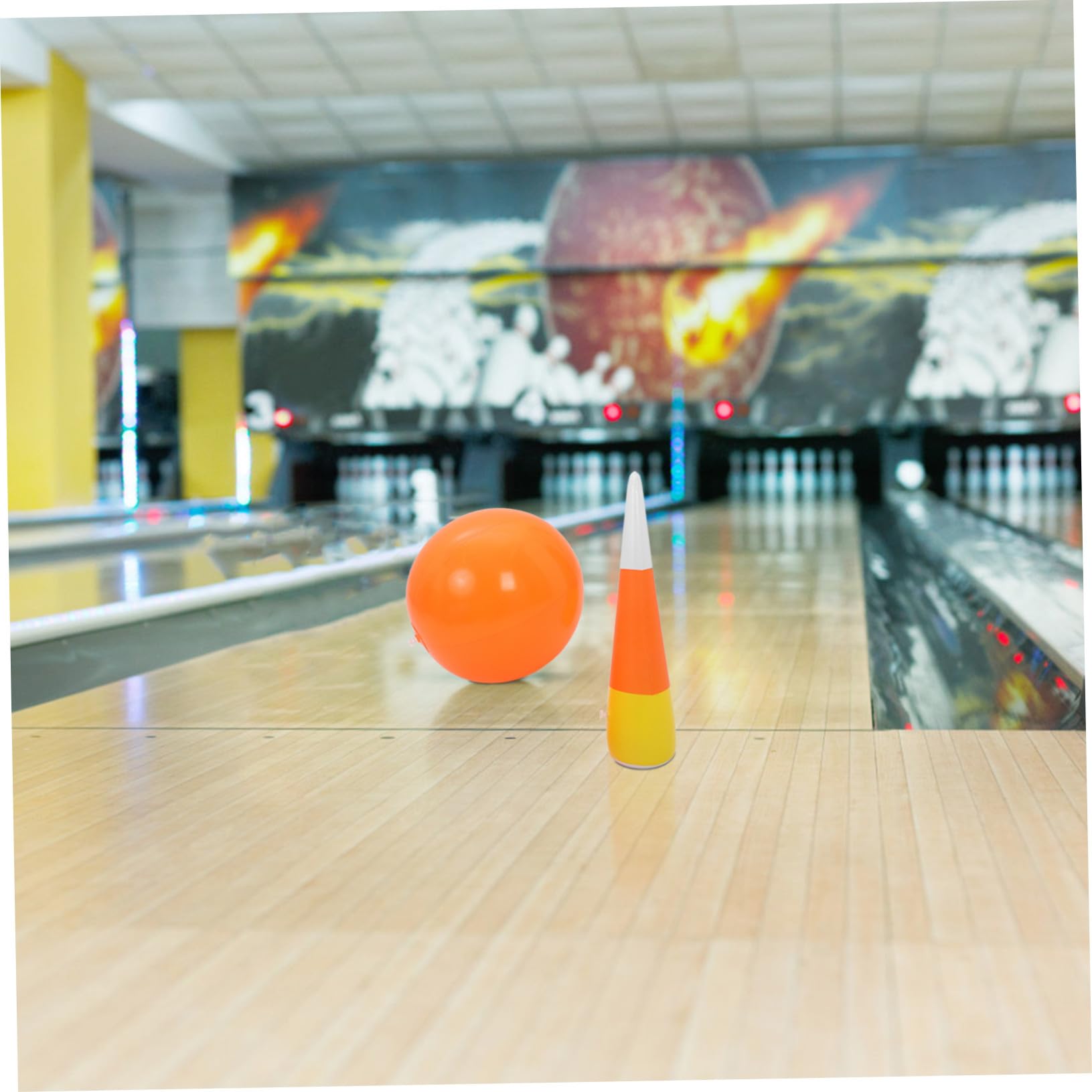 BESTonZON Bola de Bolos Inflable para Juego de Bolos para Jardín Interior para Fiestas de Cumpleaños y Navidad Desarrolla Habilidades Motoras