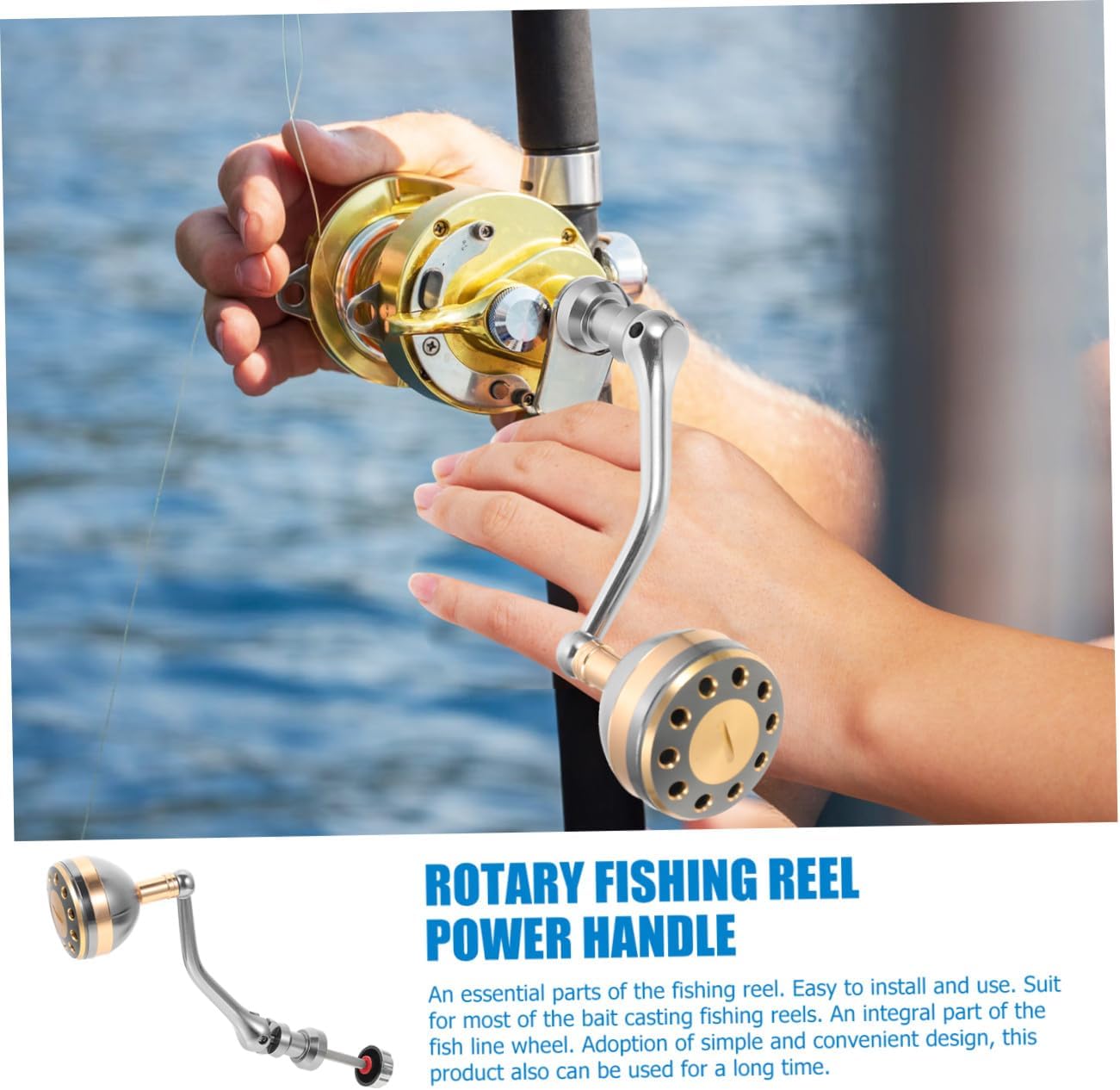 INOOMP Fishing Reel Rocker Japanese Accessories Fishing Accessories Outdoor Reel Handles Accessory Portable Supplies Handle for Reel