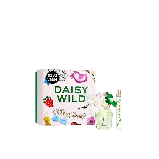 Marc Jacobs Daisy Wild Eau de Parfum - Adventurous Floral Women's Perfume - With Notes of Banana Blossom Accord, Jasmine & Macadamia Accord, Sandalwood & Vetiver des Sables
