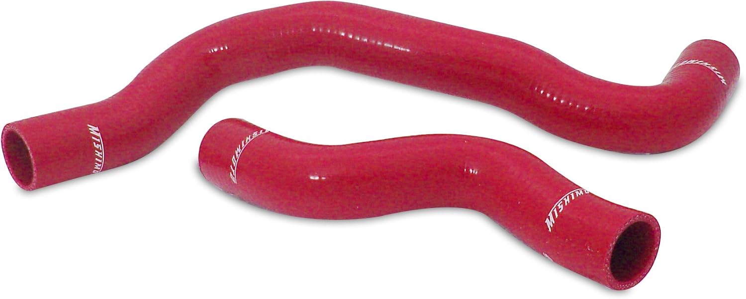 Mishimoto MMHOSE-SEN-91SRRD Silicone Water Hose Kit Compatible With Nissan Sentra SR20 1991-1999 Red
