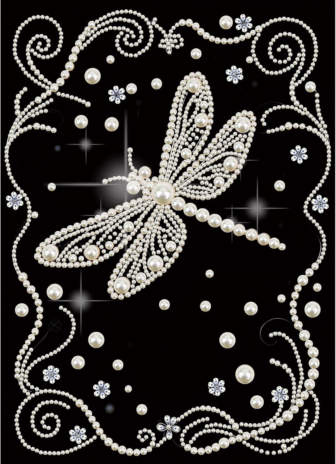 Cat Pearl Diamond Art Kits for Adults, DIY Special Shaped Diamond Painting Kit for Beginners, 5D Diamond Painting Pearl Gem Art for Home Wall Decor 13.8 X 13.8 Inch