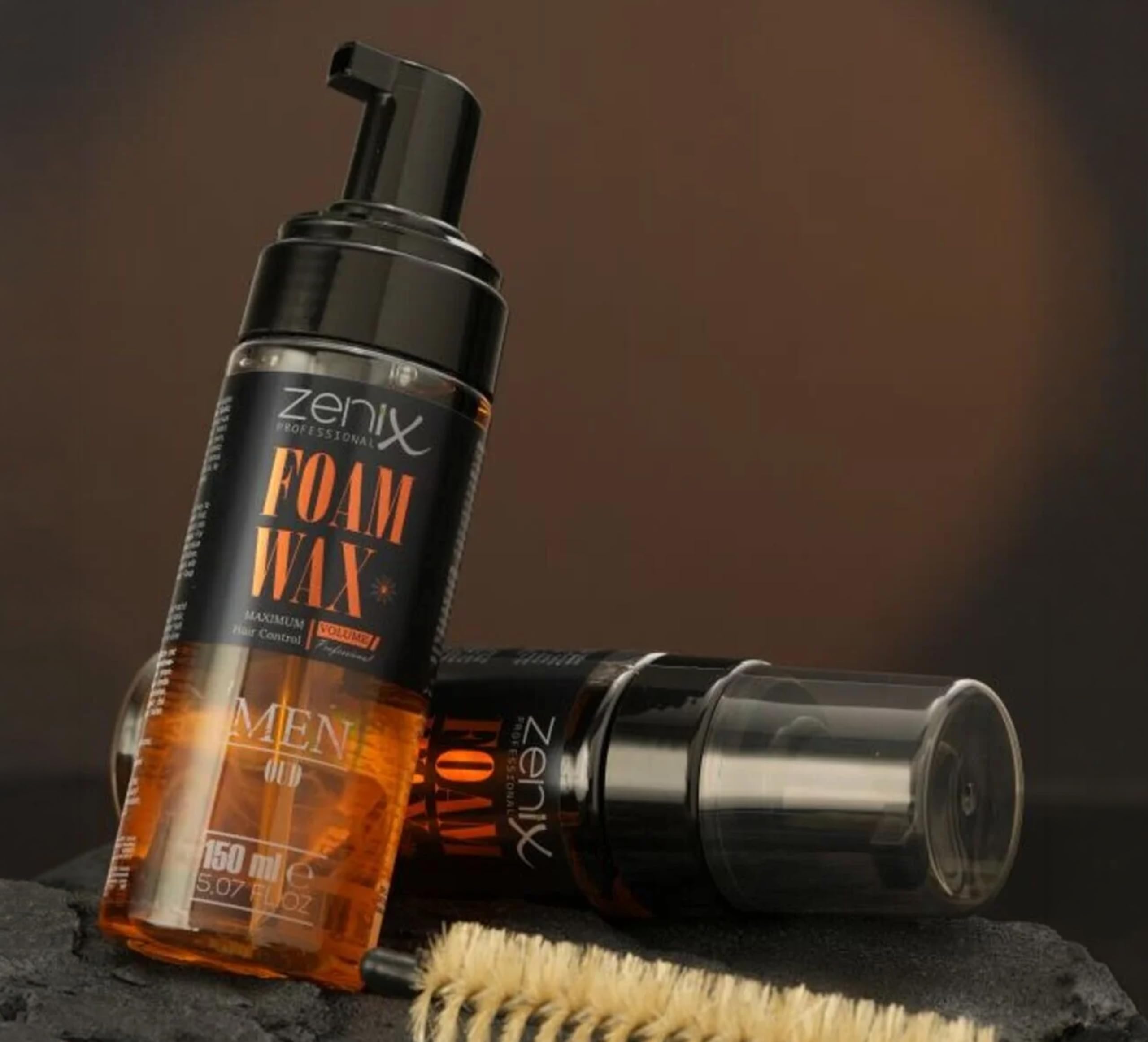 Zenix Foam Wax OUD 150 ml | Mousse coiffante pour homme | Produit capillaire avec forte tenue | Produit coiffant pour structure, volume et brillance | Cire mousse | Mousse capillaire pour homme |