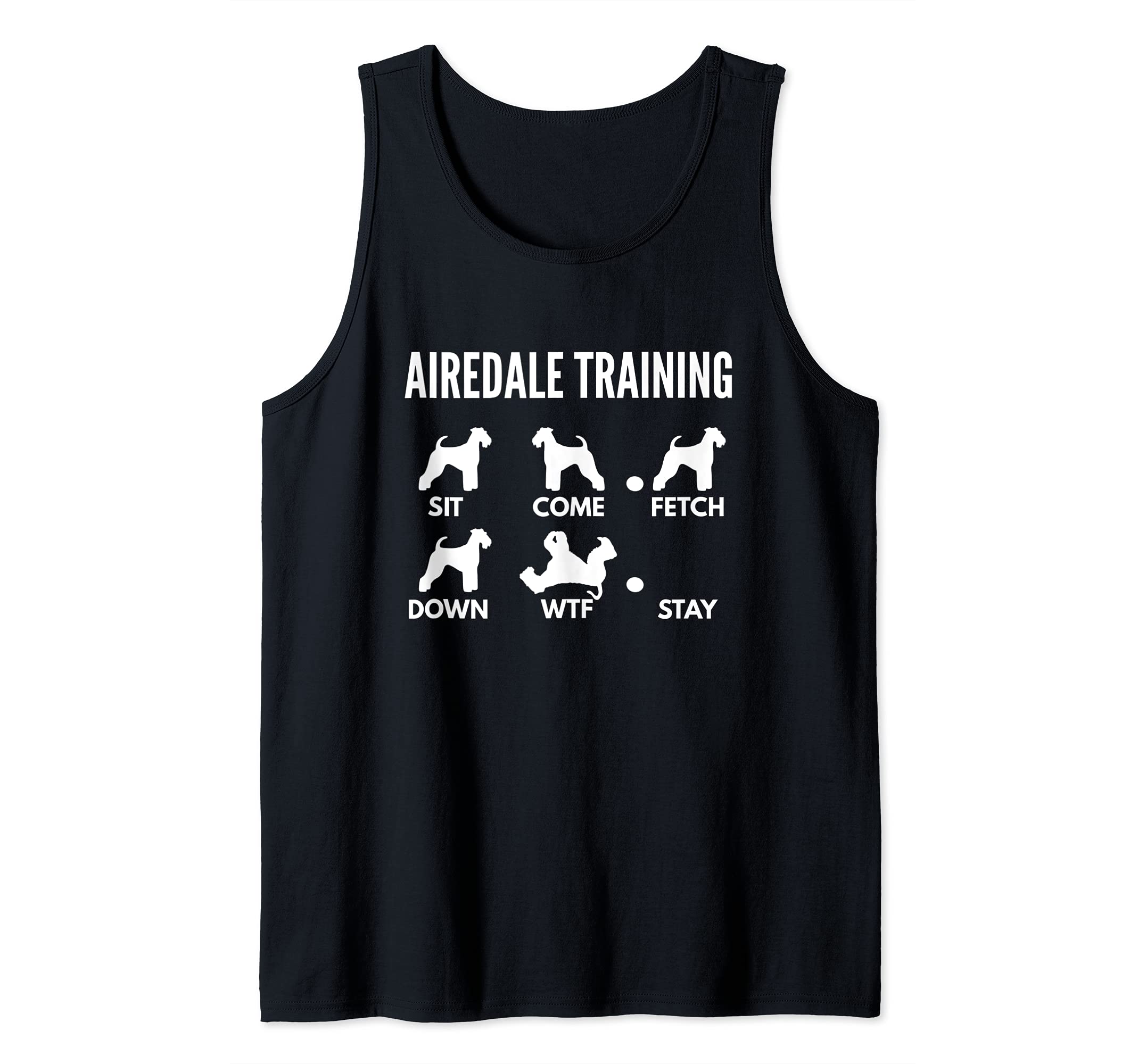 Airedale Training - Airedale Terrier Tricks Tank Top