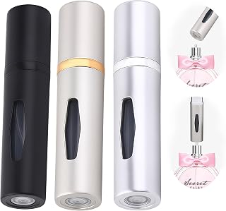 3PCS Refillable Perfume Atomizer Bottles, Portable Mini Separate Perfume Bottle, Refillable Cosmetic Spray Bottles, Travel and Outings Spray Boxes Dispensers 6ml/0.2oz