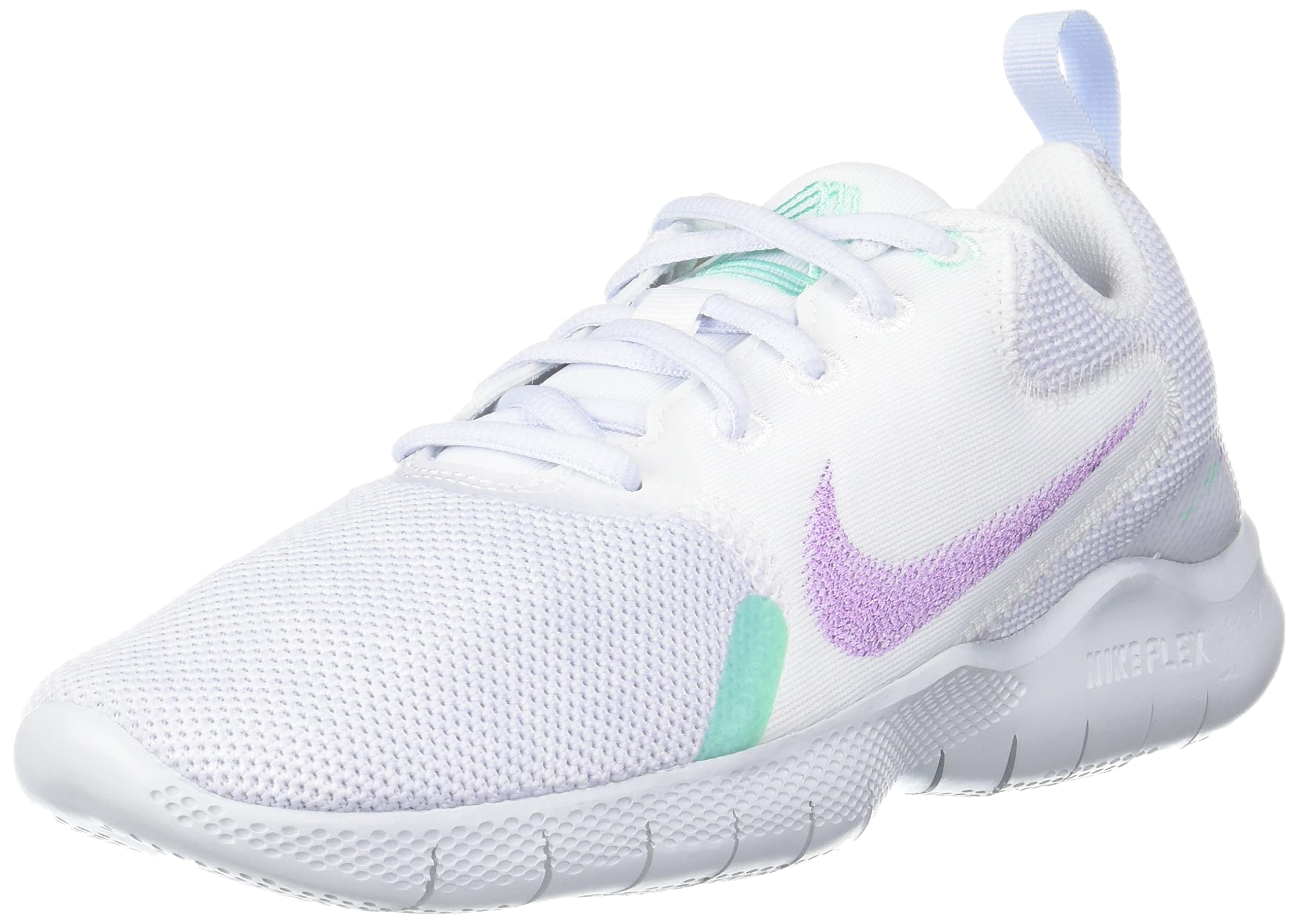 Nike Womens CI9964-101 WMNS Flex Experience Rn 10 White/Violet Shock-Green Glow Training Shoes - 4.5 UK (7 US) (B093C3WYRY) Amazon Price History, Amazon Price Tracker