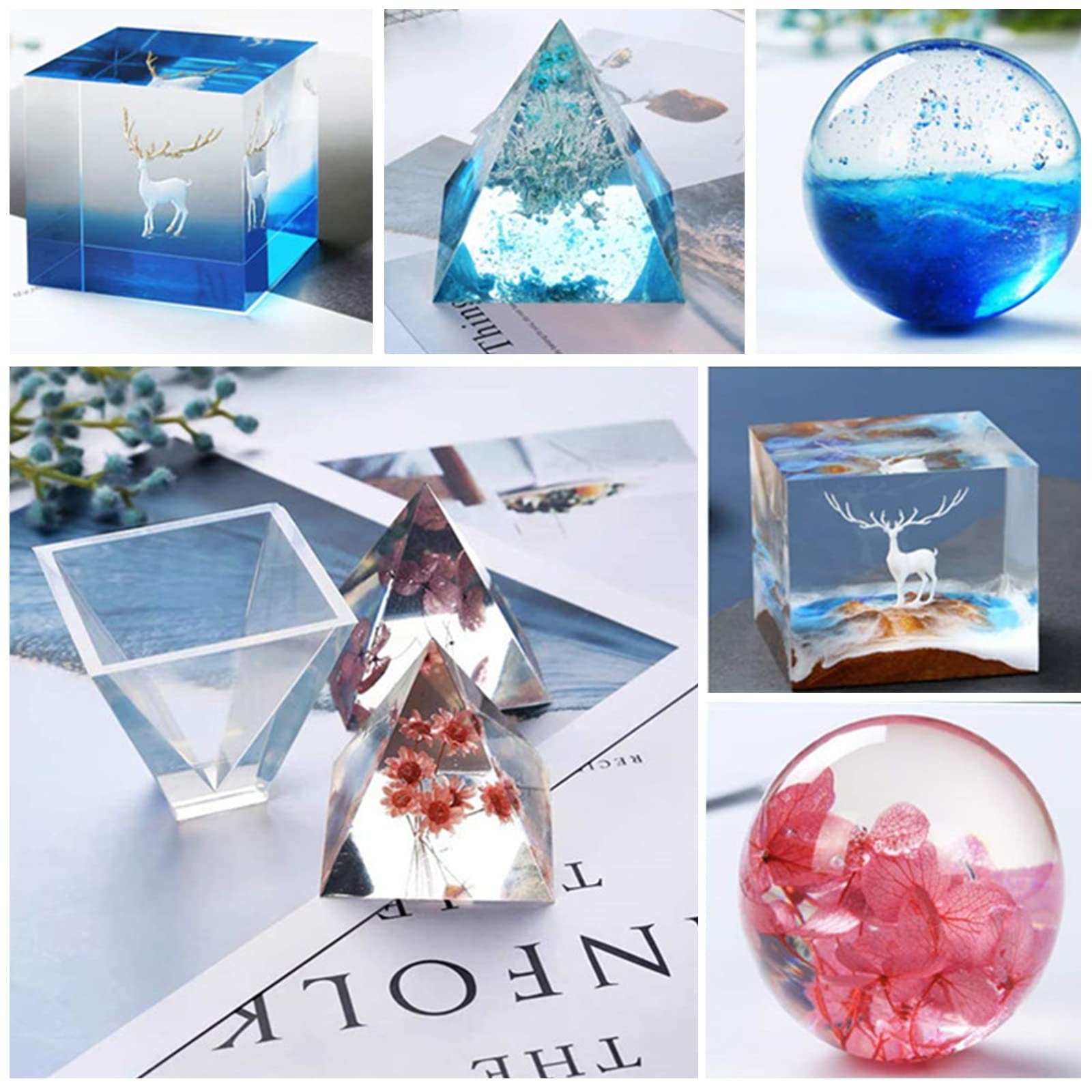 Greyoe Moulessilicone Resine Epoxy, Moulle Silicone Resine