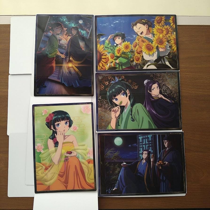 薬屋のひとりごと　クリアポスター 薬屋のひとりごと　まちぼうけ　おまけ付き‼️ ジャンボカードダス/フラットガシャポン】TVアニメ『薬屋の