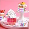 100 Adet Desenli Cupcake Kalıbı,Renkli Browni Ve Muffin Kabı,Kağıdı