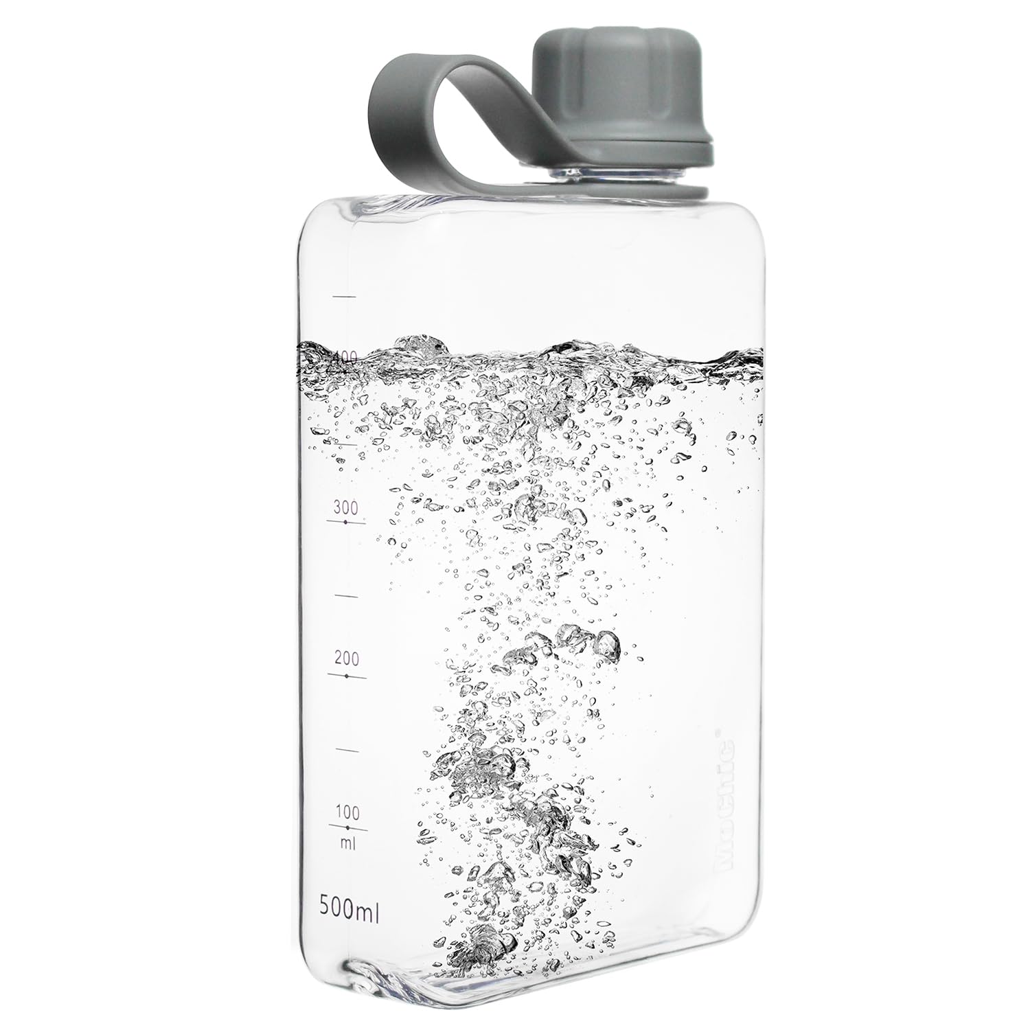 MoChic Flat Water Bottle Travel Flask Portable Travel Mug(Gary)