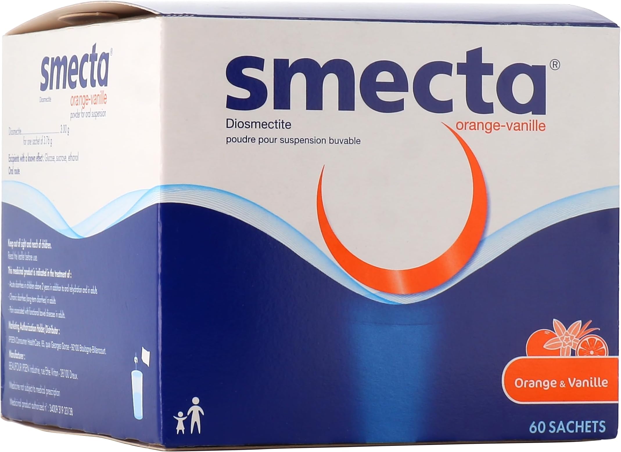 Smecta*60 Sachets. A New Step in Treating Diarrhoea -Powder for Oral Suspension.