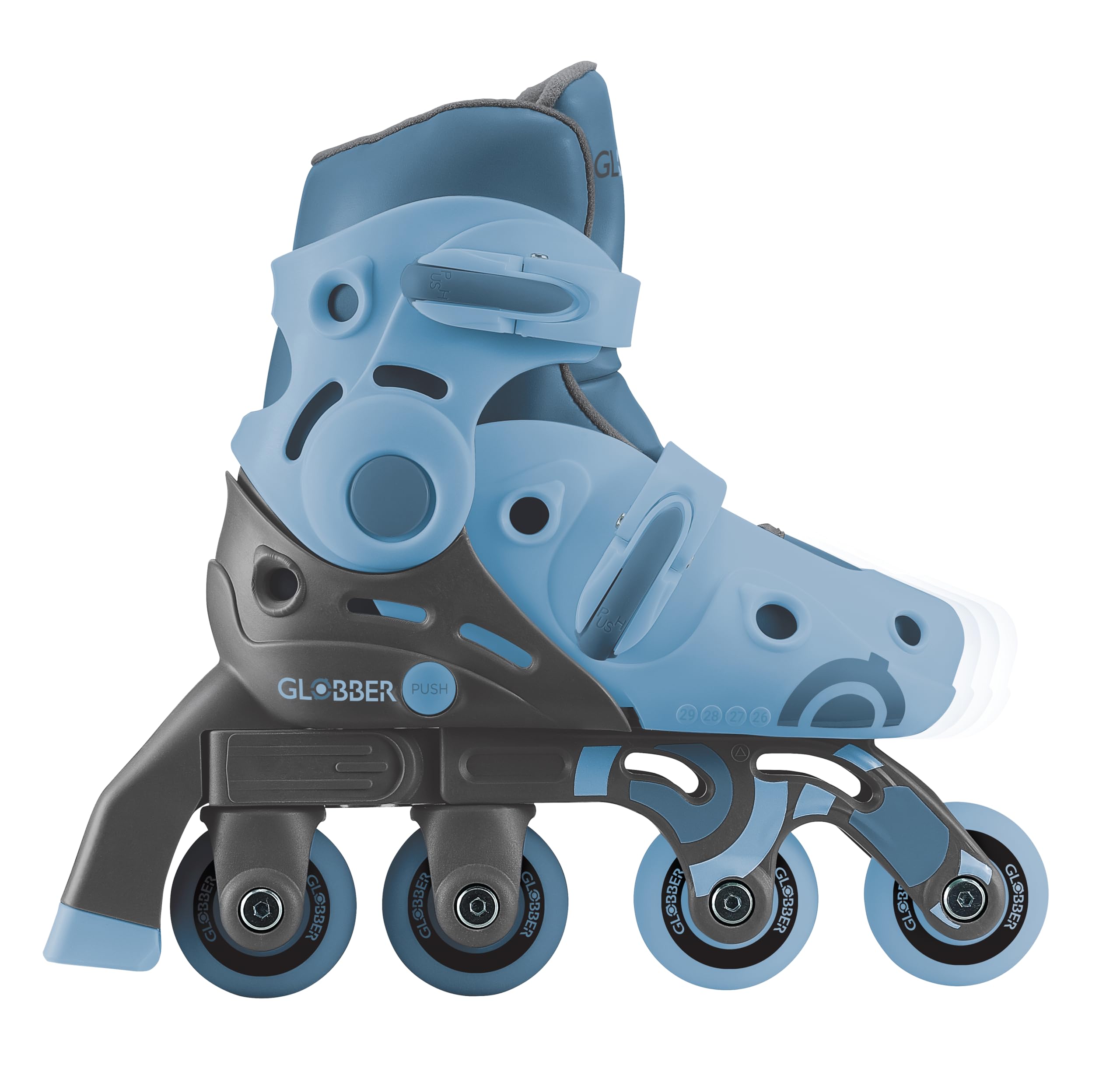 Globber - Rollers évolutifs 2-en-1 Taille XS-S du 26 au 29 -