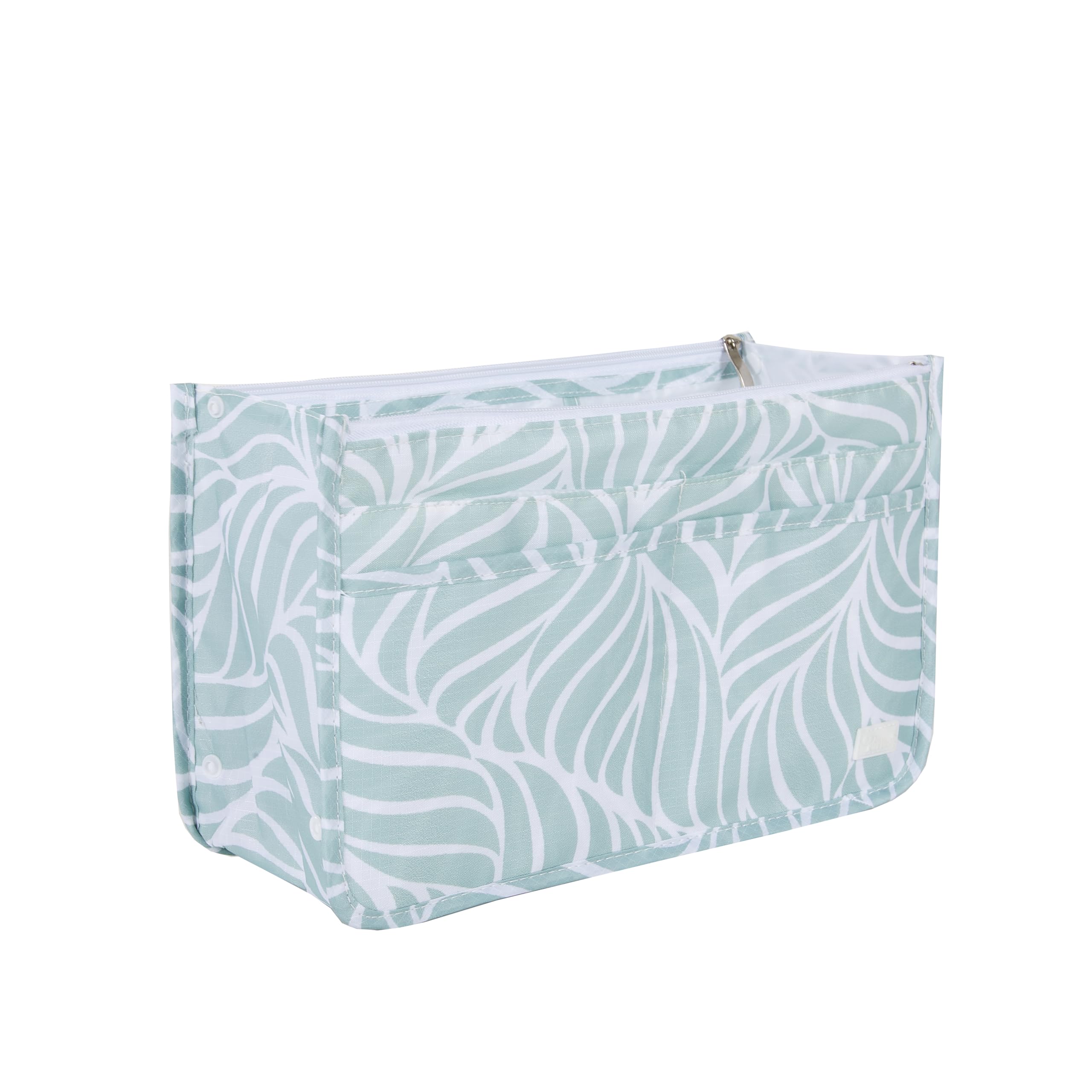 Periea 'Signature' Luxury Handbag Organiser Insert - 3 Sizes - (Seafoam Waves, Large)
