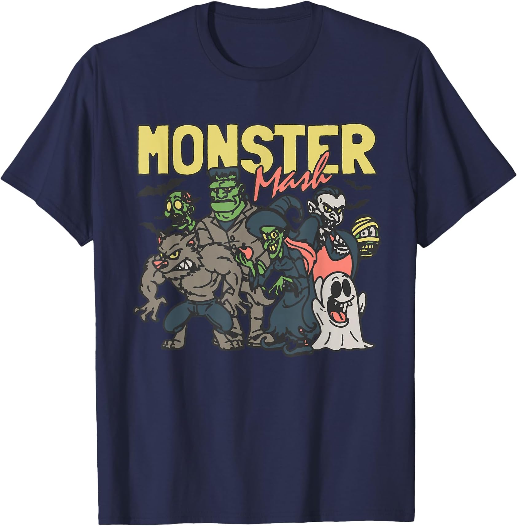 Monster Mash Halloween Party Novelty Costume Characters T-Shirt