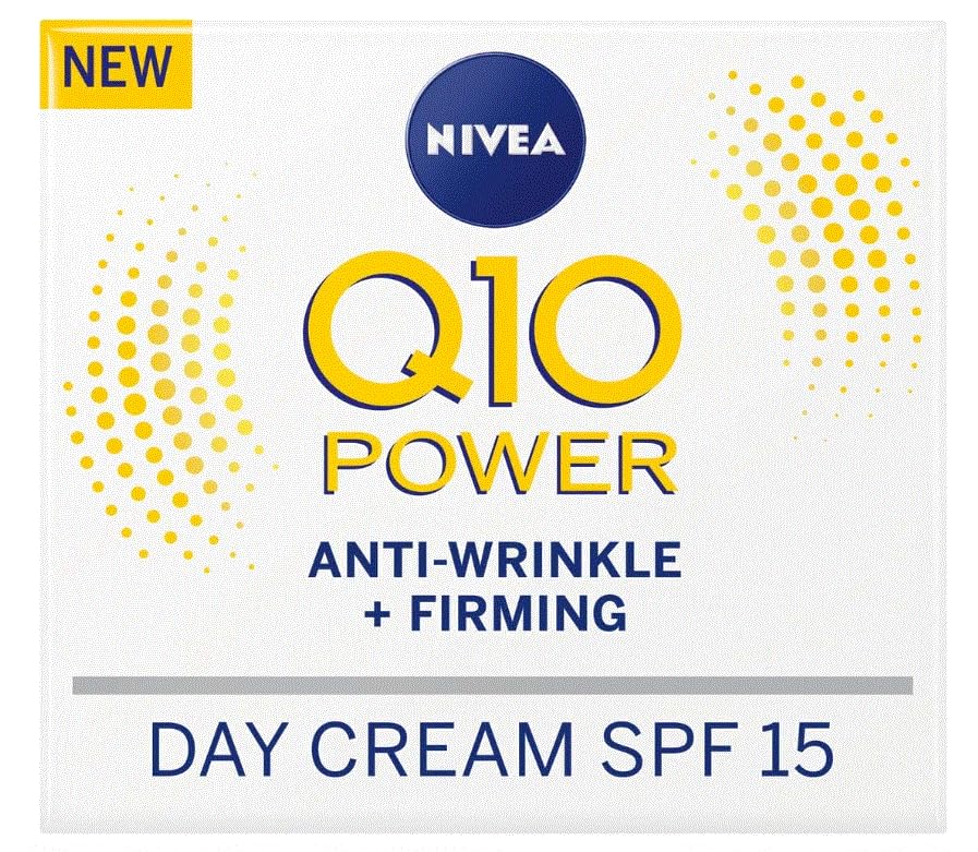 NIVEA Q10 Power Daily Facial Cream 50 ml for Normal Skin, Lightweight Moisturizing Face Cream with Coenzyme Q10 and Creatine, Daily Skincare, 1.7 fl oz