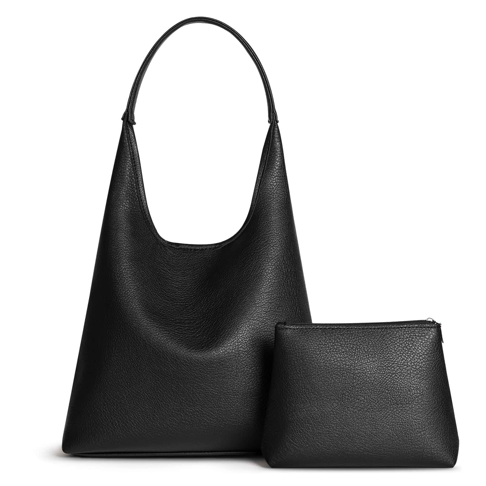 Hobo Bags for Women Large Slouchy Shoulder Bag Vegan Leather Everyday Purse | Fits a 13.6-Inch Laptop, Roomy Hobo Purse