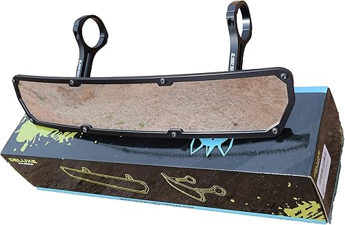 Chupacabra Offroad DELUXE - Espejo utilitario de visión trasera lateral a lado – 1.75 pulgadas RZR 800 900 1000 Turbo – Espejo retrovisor convexo de