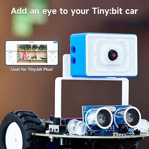 Vista 19 de Yahboom Micro:bit Kit de construcción de ciencia de codificación para bricolaje, juguetes inteligentes, kit robótico para automóvil, aprendizaje