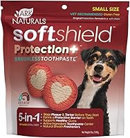 Vista 12 de ARK Naturals Protection Plus Pasta de dientes sin cepillado para razas mini, bolsa de 4 onzas, masticable dental para perros con centro de pasta