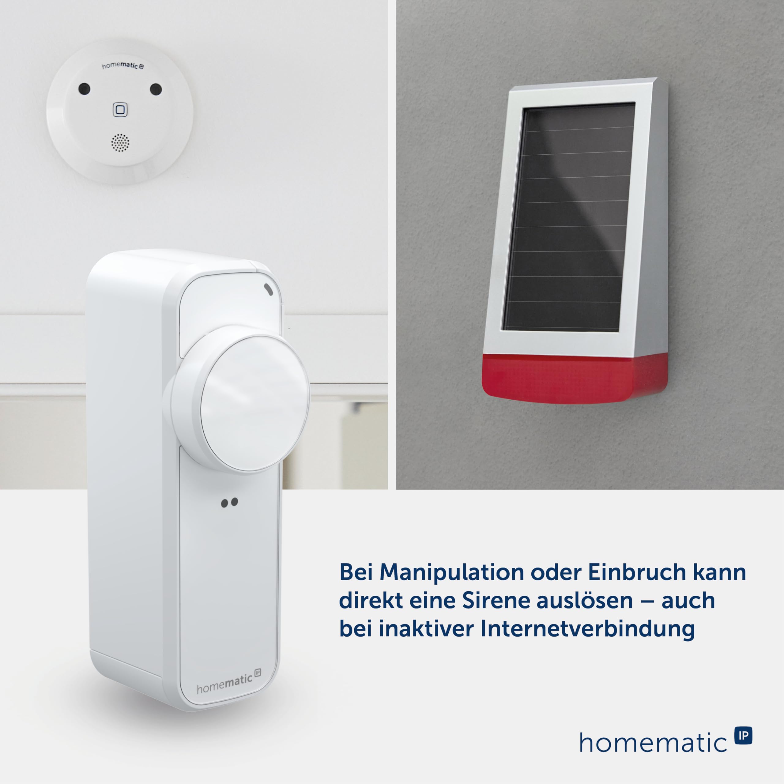 Homematic IP Türschlossantrieb – pro, weiß, Smart Home, permanente Türüberwachung, Smart Lock, elektronisches Türschloss, einfach nachrüsten, Tür steuern per App, Alexa & Google Home, 161671A0